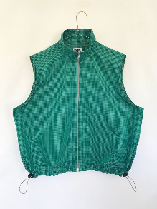 Chemise sans manche à carreaux Verts