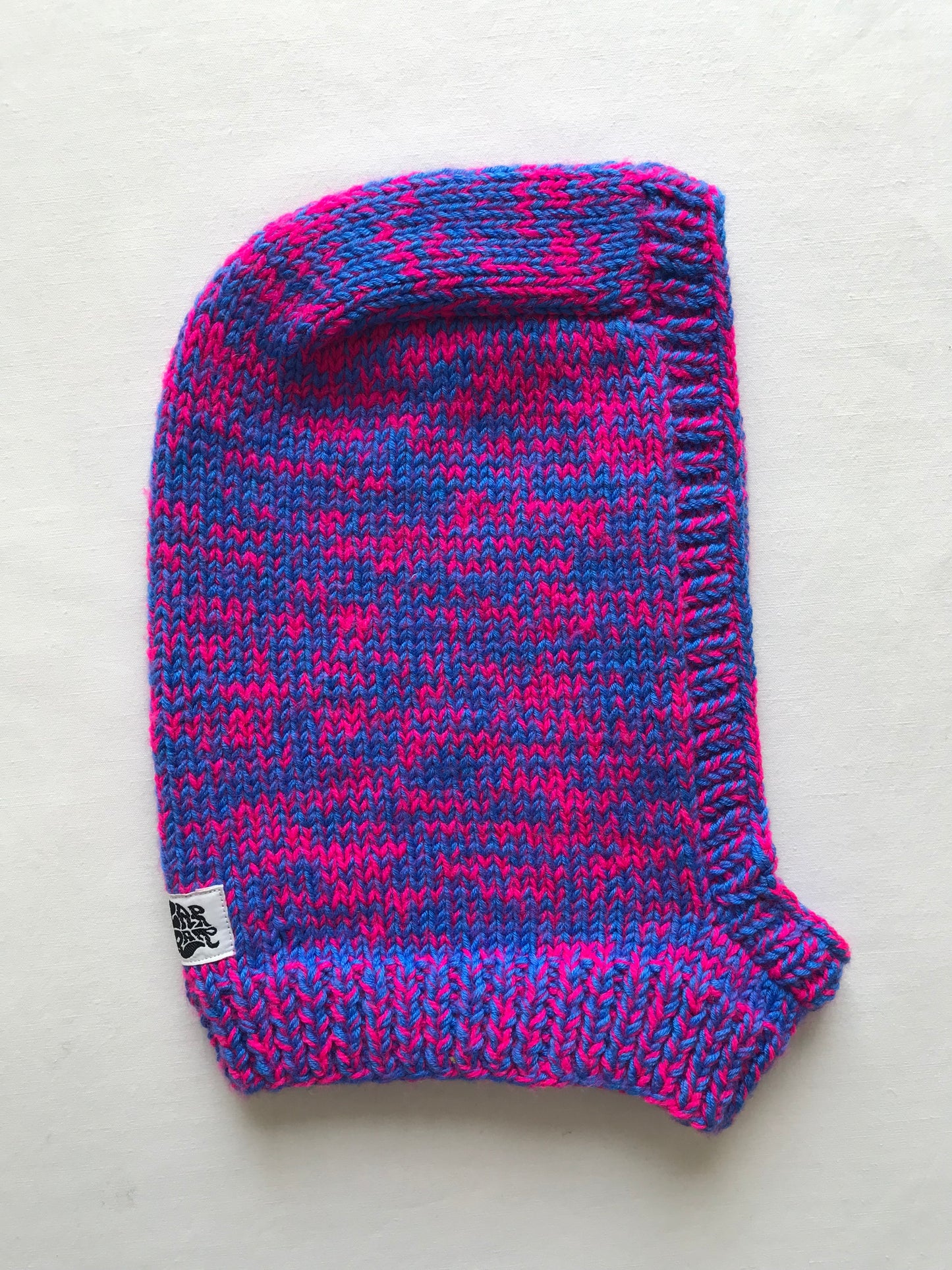 Cagoule bleu et rose fluo