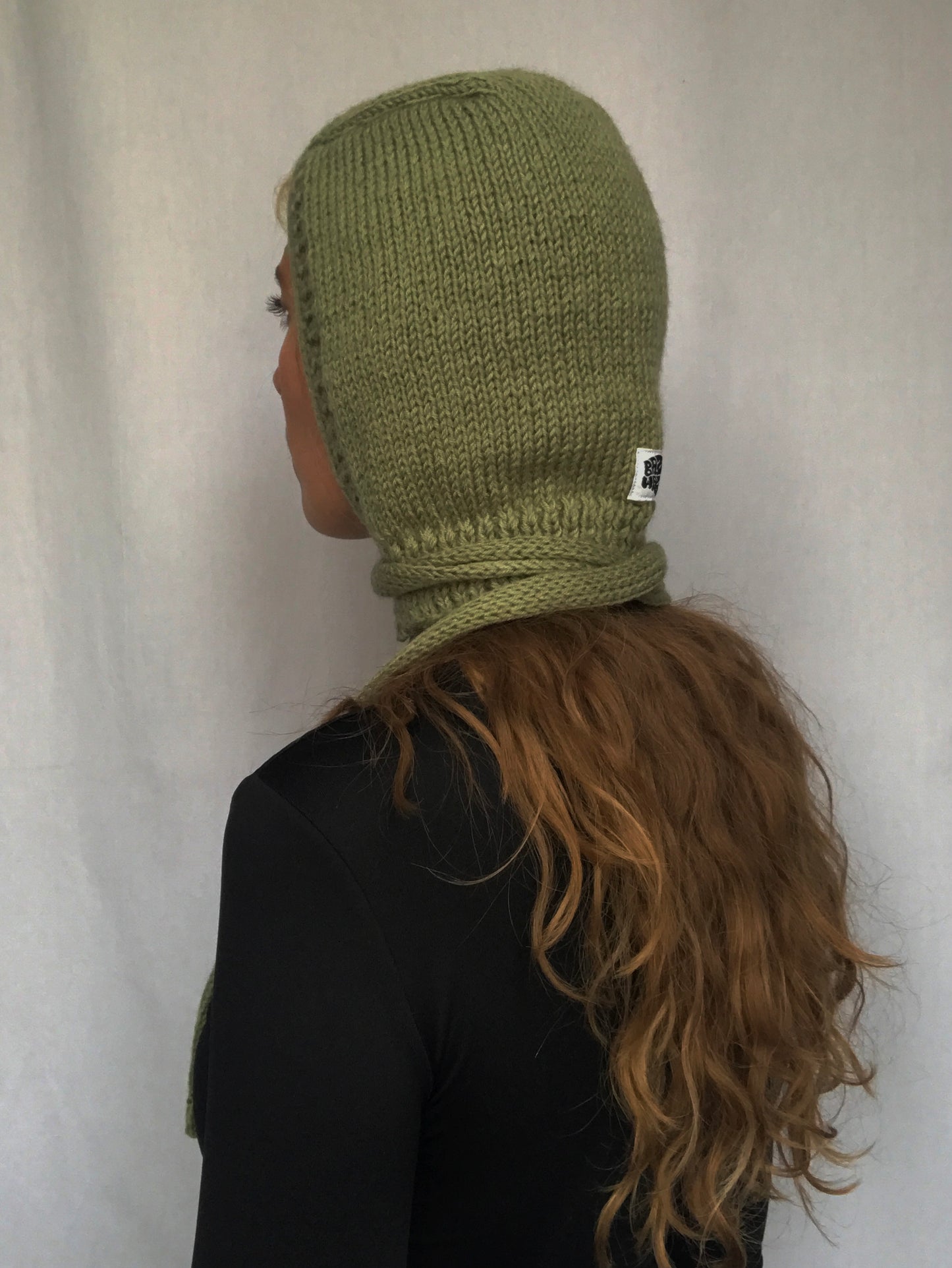 Balabonnet vert olive