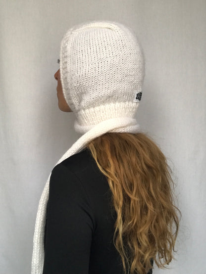 Balabonnet blanc neige