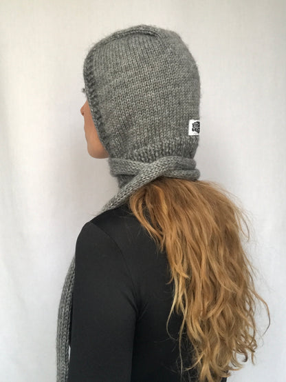 Balabonnet gris chiné